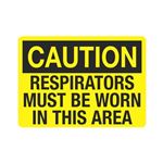 Caution Respirators Must Be Worn In This Area Sign